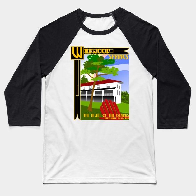 The Jewel of the Ozarks Baseball T-Shirt by ntoonz